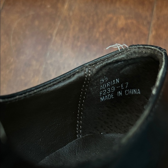 Vintage Wednesday Addams, 90s American Eagle Black and White Oxfords, Size 5.5 - Picture 15 of 16